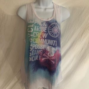Soul cycle muscle shirt multi color